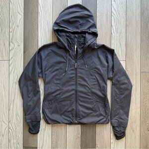 Lululemon dark grey zip up sportswear Jacket size 6 excellent condition